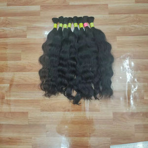 Cabello Ondulado Natural Indio Auténtico a Granel, Suave y con Cutícula Intacta, Ideal para Extensiones - Product Image 1
