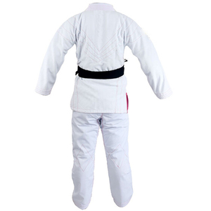 เครื่องแบบ BJJ สีทึบสำหรับใส่ได้ทั้งชายและหญิงชุดปักโลโก้ตามสั่ง - Product Image 3