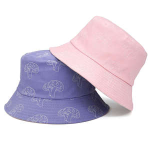 Nouveau design de chapeaux seau personnalisés en coton, imprimés en sublimation, avec logo brodé en gros Chapeau en velours côtelé - Product Image 5