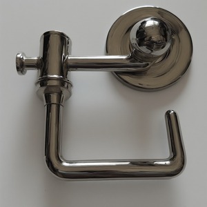 Handcrafted Wall Mounted Toilet Paper <b>Holder</b> Antique Brass Finish Artisan Made Durable Eco-Friendly Elegant Decorative Accent - Product Image 6