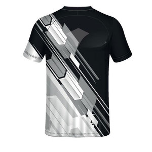 Unisex Custom Design Polyester T-Shirts Bulk Blank Mesh for Sports Sublimation Print Men's Running T-Shirt - Product Image 3