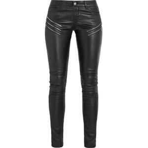 Pantalones de cuero nuevos para damas de alta calidad hechos a medida para mujeres pantalón de cuero puro Color pantalón de moda para mujer - Product Image 6