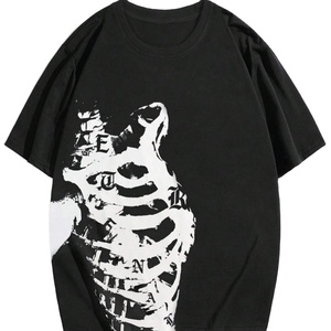 T-shirts pour hommes en coton 100% personnalisés en gros, couleur unie, col rond, taille plus, tissu tricoté vierge pour impression sérigraphique - Product Image 1