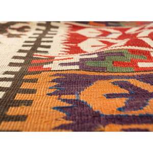 พรมขนสัตว์ทอมือลายเรขาคณิต Nayaab Ivory Flat Weaves ทำจากปอกระเจา สำหรับบ้าน ห้องโถง ห้องนั่งเล่น หรือข้างเตียง-PAEM-806 - Product Image 3