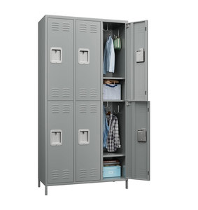 Aluminum Wire Mesh Double Tier Multifunction <b>Storage</b> <b>Boxes</b> & <b>Bins</b> Side Hooks for Washer Dryer Wire Baskets-Welded Fence Design - Product Image 1