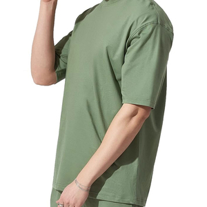 100% coton T-shirt pour hommes coupe ample imprimé hommes T-Shirt surdimensionné en gros qualité fabriqué en usine hommes T-Shirt surdimensionné - Product Image 5