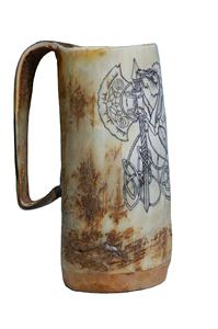 Tazas de cuerno de búfalo de la mejor calidad, cuernos para beber, taza de cuerno vikingo de India, jarra - Product Image 3