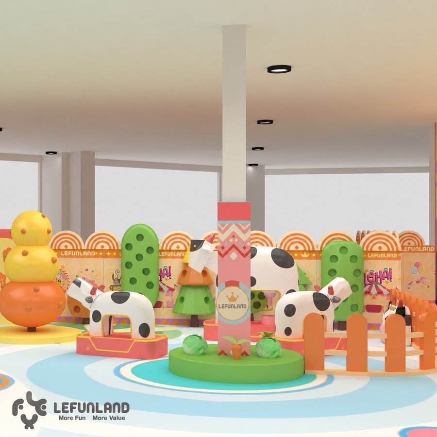 Indoor Playground Equipment Custom Colorful Soft Play with Toddler Area ...