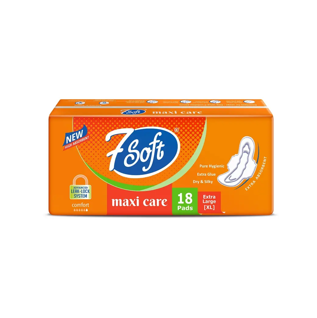 Rahat hafif doğal sağlık 7 yumuşak Maxi bakım 18 adet XL hijyenik ped kızlar için hindistan'dan toptan fiyata mevcut