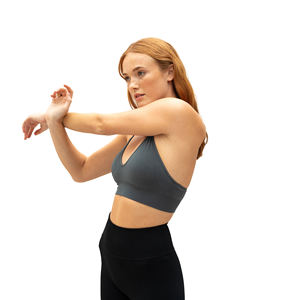 Sujetador deportivo duradero de alto soporte para tallas grandes, tela ligera transpirable, diseño cómodo para entrenamientos diarios y yoga - Product Image 2