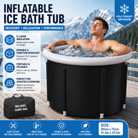 Baignoire de récupération pour athlètes, baignoire à eau froide gonflable portable pour la maison, la salle de sport, le spa, bain chaud et froid pour adultes
