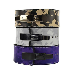 2025เข็มขัดยกน้ำหนักหนังวัวระบายอากาศหนา10มม. พร้อมหัวเข็มขัดคันโยกรองรับหลังในยิมเข็มขัดยกน้ำหนักหนังวัวระบายอากาศได้ดีหนา10มม. - Product Image 1