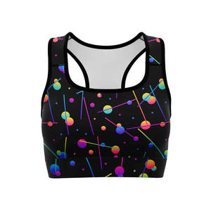 Sujetador deportivo ligero para mujer, diseño personalizado OEM, tela transpirable, ajuste elástico para Yoga y gimnasio, uso de etiqueta privada - Product Image 2