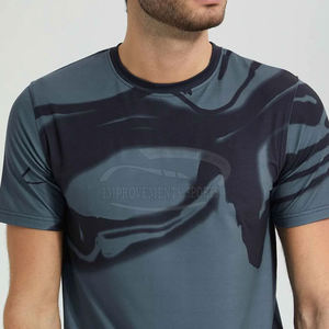 เสื้อยืดผู้ชายผ้าฝ้าย/ใยไผ่พิมพ์ลาย 3 มิติ สำหรับฤดูร้อน ขายส่ง ทรงปกติ แขนสั้น ระบายอากาศได้ดี แห้งเร็ว - Product Image 5