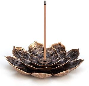 Brûleur d'encens fait main attrape-cendres porte-bâton d'encens religieux support d'encens d'Inde - Product Image 6
