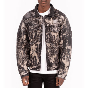 Veste en jean pour hommes d'hiver imperméable en détresse 100% coton prix raisonnable sur mesure - Product Image 1