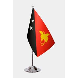 Banderas de Papúa Nueva Guinea con Gráficos Impresos Digitalmente, Decoración de Escritorio Elegante y Profesional - Product Image 1