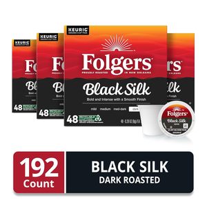 Café Tostado Oscuro Folgers Black Silk, Cápsulas Keurig K-Cup, Cajas de 48 Unidades (Paquete de 4) - Product Image 6