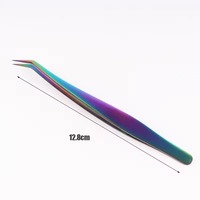 Ensemble de 4 pinces à épiler en acier inoxydable de haute qualité, pinces à cils et à sourcils, pointes antistatiques durables pour une application de maquillage professionnelle
