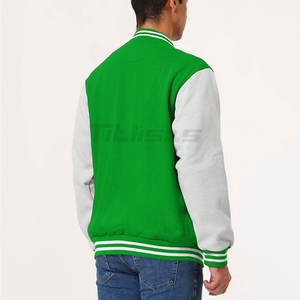 Quantité minimale de commande bas Vêtements de plein air Veste Letterman pour hommes Vêtements de mode Logo personnalisé Veste Letterman - Product Image 2