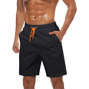 Short de gymnastique à séchage rapide pour hommes Short de fitness en maille avec poche Short de jogging en nylon à motif solide écologique - Product Image 6