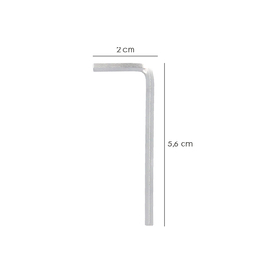 Chiave Allen Standard in Acciaio Cromo Vanadio Professionale 2,5 mm. - Product Image 2