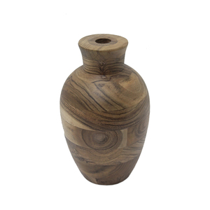 แจกันดอกไม้ไม้ตกแต่งตามธรรมชาติสำหรับบ้านและงานแต่งงานงานประดิษฐ์ที่สร้างสรรค์แจกันดอกไม้ - Product Image 3