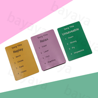 Cartes à jouer personnalisées en papier écologique Outils d'apprentissage éducatifs amusants pour les enfants Braille Musique Chant Flashcards
