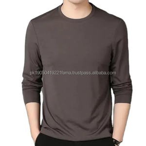 Camisetas de Manga Larga Personalizadas para Hombre 2026, 100% Algodón Tejido Transpirable, Camiseta de Algodón de Primavera - Product Image 5