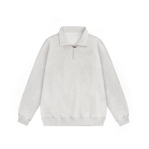 Sweat à capuche à fermeture éclair quart de tour personnalisé 500 g/m² avec logo et étiquettes - Product Image 4