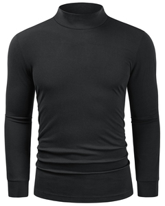 เสื้อสเวตเตอร์คอเต่าแขนยาวของผู้ชายเสื้อสวมหัวคอเต่าครึ่งเดียว - Product Image 2