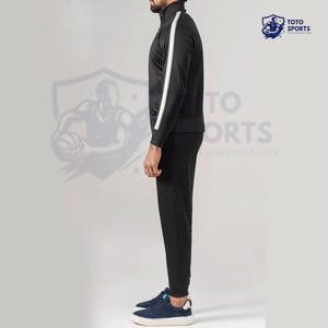 Survêtement pour homme de haute qualité, couleur noire, nouvelle arrivée, bon service, prix raisonnable, nouveau design de logo personnalisé, vêtements de mode pour homme - Product Image 2