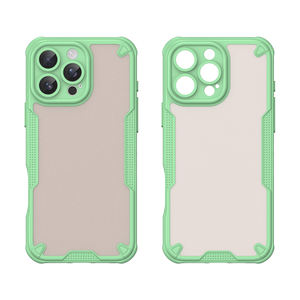 Delicadas fundas de teléfono con acabado mate a prueba de golpes, fundas traseras duras semitransparentes esmeriladas para iPhone 16 15 14 13 12 11 Pro Max - Product Image 6