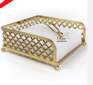 Porte-serviettes de mariage en acier inoxydable de qualité supérieure, finition dorée, pour hôtel, restaurant et bar - Product Image 1