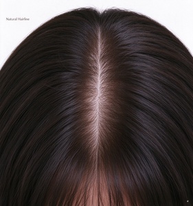 Peluca de Cabello Humano 100% para Mujer, Peluca Negra Larga y Lisa con Flequillo, Cabello de Aspecto Natural en Capas para Uso Diario y Fiestas - Product Image 4