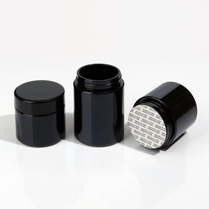 Venta Directa de Fábrica, Envases Cosméticos Vacíos de Alta Gama, Frasco de Vidrio Negro de Boca Ancha, Botella de Vidrio Ultravioleta, Frasco de Vidrio UV - Product Image 4