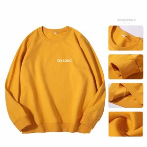 Sweatshirts personnalisés pour hommes Sweat à capuche polaire Streetwear basics Pullover Shirt Sports Sweatshirts pour hommes coton mélangé - Product Image 2