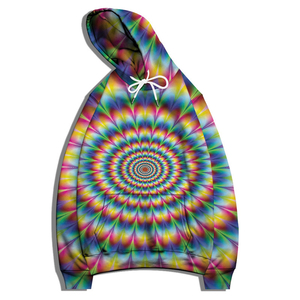 Tie Dye Hoodie Unisex Custom 100% Cotton Terry Hip Hop Hoodie Tie Dye Hoodie Hombres - Product Image 1