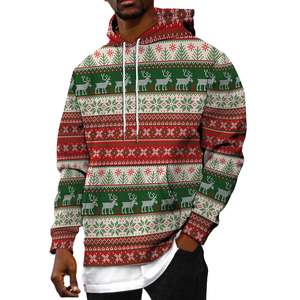Premium Pullover 100% Cotton Winter <b>Christmas</b> <b>Hoodie</b> with Customized Snowman Print and Logo for Unisex - Product Image 1
