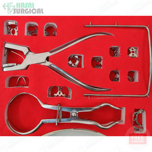 Kit de Dique de Goma Manual de Acero Inoxidable - Kit de Endodoncia Dental con Pinzas de Sujeción y Instrumentos Dentales - Product Image 6