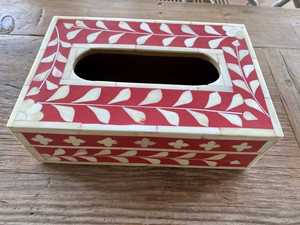 Portapañuelos de Papel de Lujo Estilo Clásico con Color Personalizable para Decoración de Mesa de Restaurante u Hogar, Accesorio Premium MA CRAFT INDIA - Product Image 2