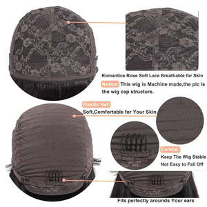 วิกผมบ็อบผมหน้าม้าผมแท้วิกผมคนผมดิบเวียดนามยาวนุ่มลื่นไม่มีเส้นผมดูเป็นธรรมชาติ - Product Image 4