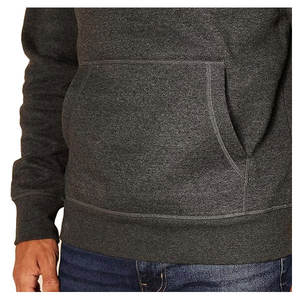 Meilleure vente hiver sweat à capuche streetwear vintage en coton avec poche broderie personnalisée haute qualité polaire technique unisexe - Product Image 3