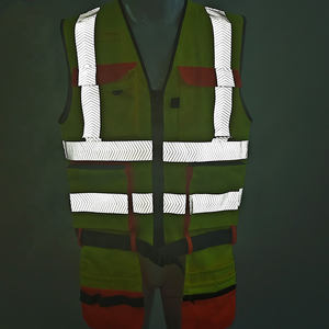 เสื้อกั๊กนิรภัยแบบปรับแต่งได้เสื้อกั๊กสะท้อนแสงสำหรับทำงาน Hi VIS ฤดูหนาว Workwear - Product Image 3