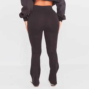 Chándal acampanado vintage personalizado de alta calidad para mujer Servicio OEM Conjunto de chándal acampanado de moda de peso pesado para mujer - Product Image 2