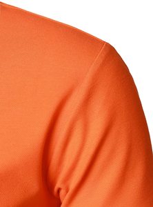 เสื้อโปโลแขนสั้นผ้าไหมผสมฝ้าย 60% แบรนด์ดัง ปักโลโก้ได้ตามต้องการ สำหรับผู้ชาย เสื้อยืดโปโลสีพื้น - Product Image 5