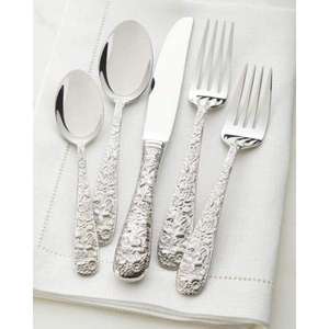 Juego de cubiertos y artículos de plata para hoteles y restaurantes, excelente juego de cubiertos de acero inoxidable de alta calidad de 5 piezas para vajilla - Product Image 6