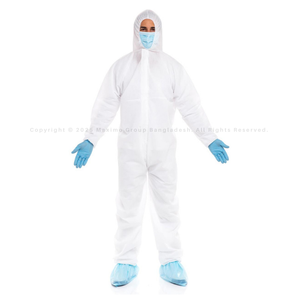 Vêtements de sécurité jetables industriels respirants imperméables à faible coût Type 5 & 6 Combinaisons en film SF microporeux fabriquées au Bangladesh - Product Image 6