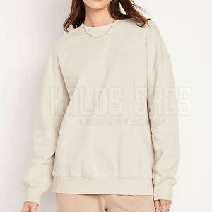 Sudadera de invierno informal para mujer al mejor precio directa de fábrica 100% diseño forrado de algodón con logotipo frontal MOQ bajo para venta en línea - Product Image 1