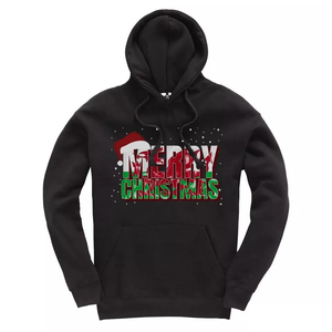 Pull 100% coton doublé sweat à capuche Streetwear hiver thermique hommes style noël - Product Image 5